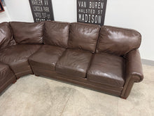 King Hickory Leather Sectional Sofa