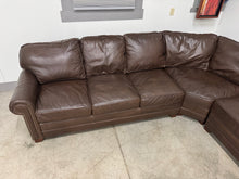 King Hickory Leather Sectional Sofa