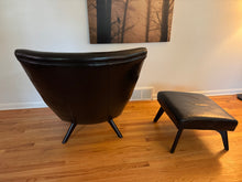 Room & Board Boden Leather Chair & Ottoman