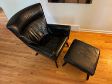 Room & Board Boden Leather Chair & Ottoman