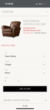 Restoration Hardware (RH) 1920’s Parisian Leather Club Chair