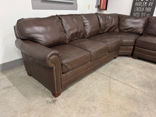 King Hickory Leather Sectional Sofa