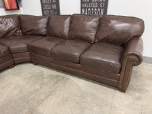 King Hickory Leather Sectional Sofa