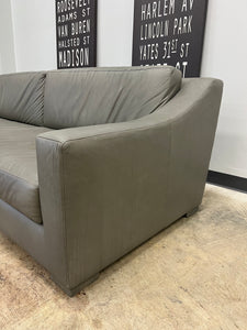 Restoration Hardware (RH) Modena Slope Arm Leather Sofa