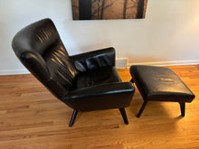 Room & Board Boden Leather Chair & Ottoman