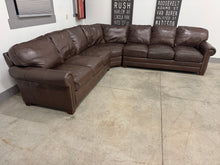 King Hickory Leather Sectional Sofa