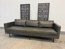 West Elm Axel Leather Sofa