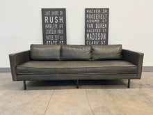 West Elm Axel Leather Sofa