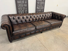 Bernhardt London Club Chesterfield Leather Sofa, Chair & Ottoman Set