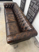 Bernhardt London Club Chesterfield Leather Sofa, Chair & Ottoman Set