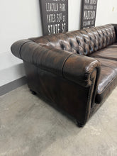 Bernhardt London Club Chesterfield Leather Sofa, Chair & Ottoman Set
