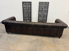 Bernhardt London Club Chesterfield Leather Sofa, Chair & Ottoman Set